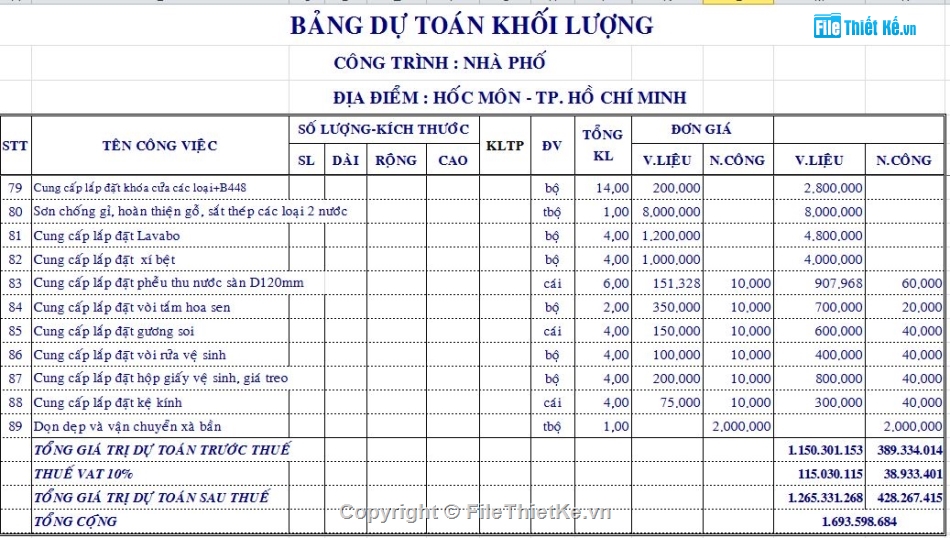 nhà phố 2 tầng 8.45x18.42m,Bản vẽ cad nhà phố,model cad nhà phố 2 tầng,nhà phố tân cổ 2 tầng